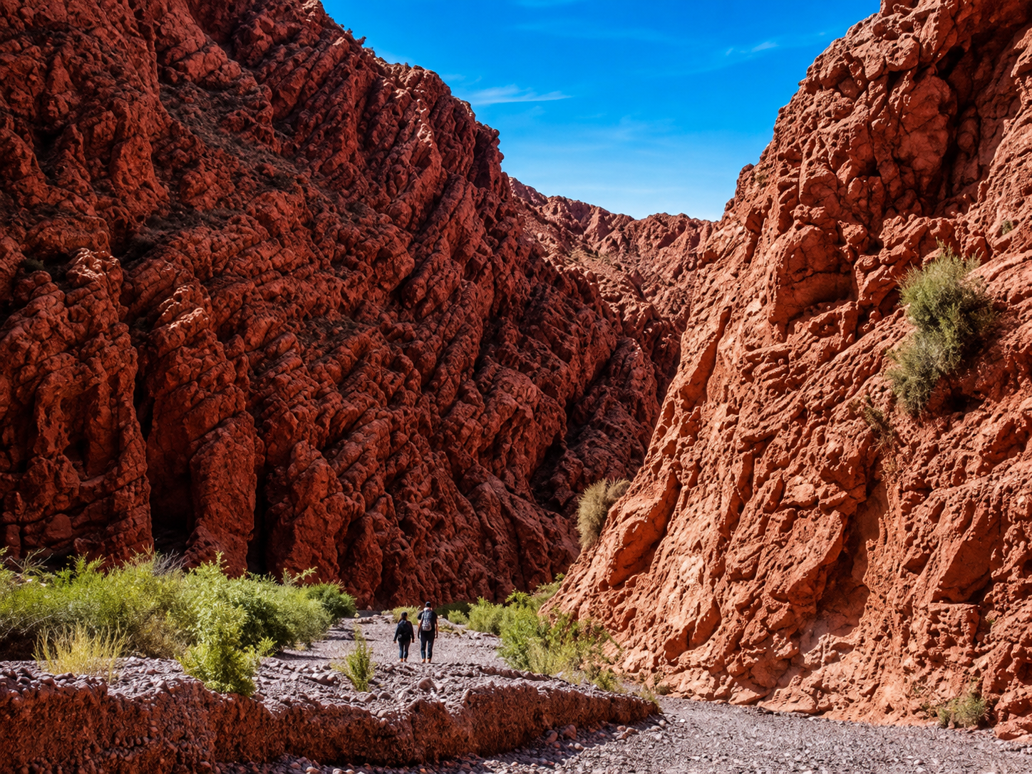 Quebrada de la Señorita en Uquía